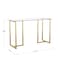 Martha Stewart 23.5 in. D X 47.25 in. W X Glass, Steel, Clear Top/Polished Brass Frame XU-DK-1-GLD-MS - alternate 10